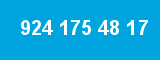 924 175 48 17 924 175 48 17